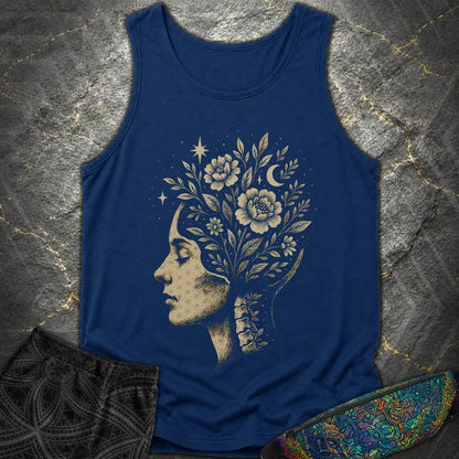 Inner Garden T-Shirt - Inner Garden Comfort Tank Top - True Navy
