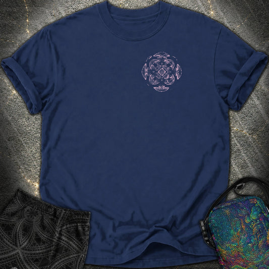 Cymatics, Energy Frequency Vibration Comfort T-Shirt - Cymatics, Energy Frequency Vibration Comfort T-Shirt - True Navy