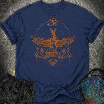 Winged Goddess of the Nile - Winged Goddess of the Nile Comfort T-Shirt - True Navy