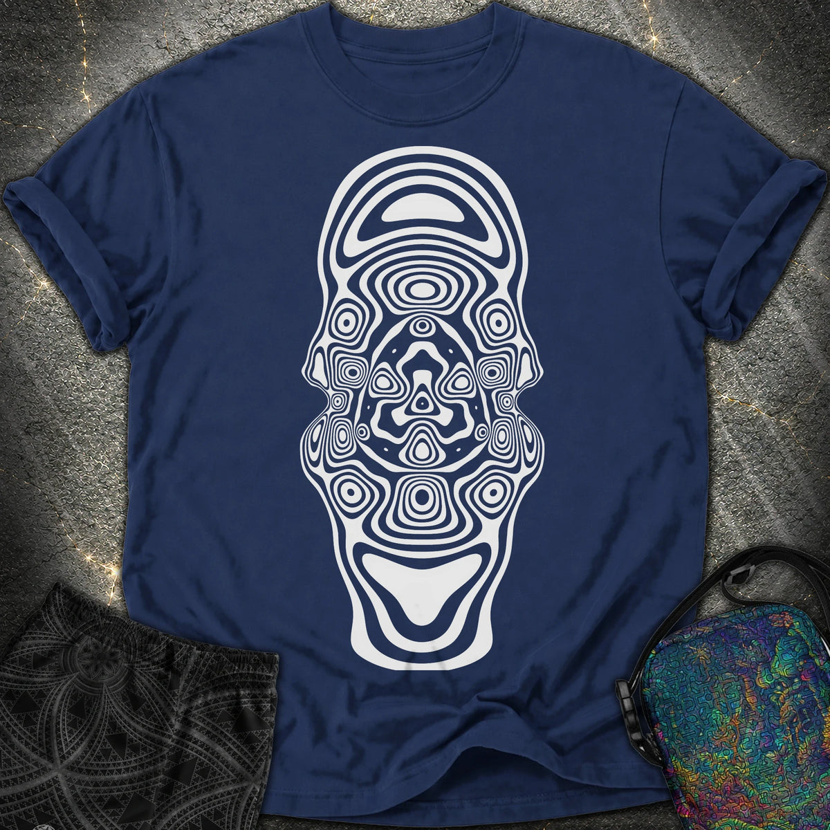 Mind Blown Comfort T-Shirt - Mind Blown Comfort T-Shirt - True Navy