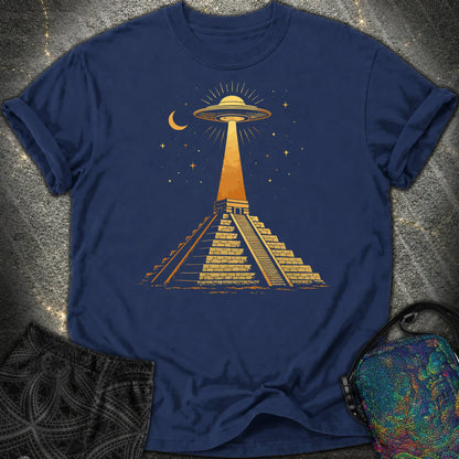 Piramida Majów I UFO - Piramida Majów I UFO Comfort T-Shirt - True Navy