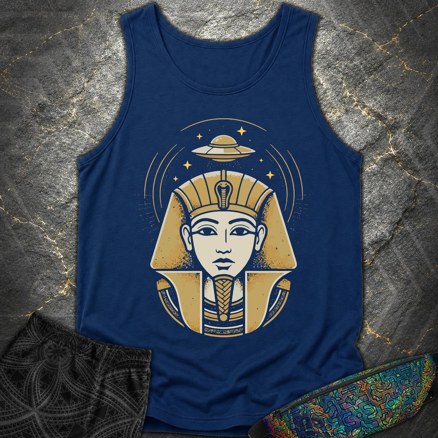 Faraon Ufo - Faraon Ufo Comfort Tank Top - True Navy