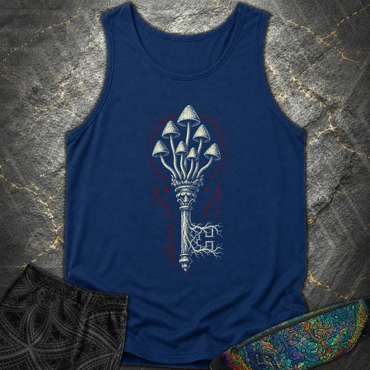 The Mushroom Key - The Mushroom Key Comfort Tank Top - True Navy