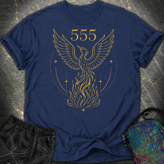 555 Angel Number Rebirth Comfort T-Shirt - 555 Angel Number Rebirth Comfort T-Shirt - True Navy
