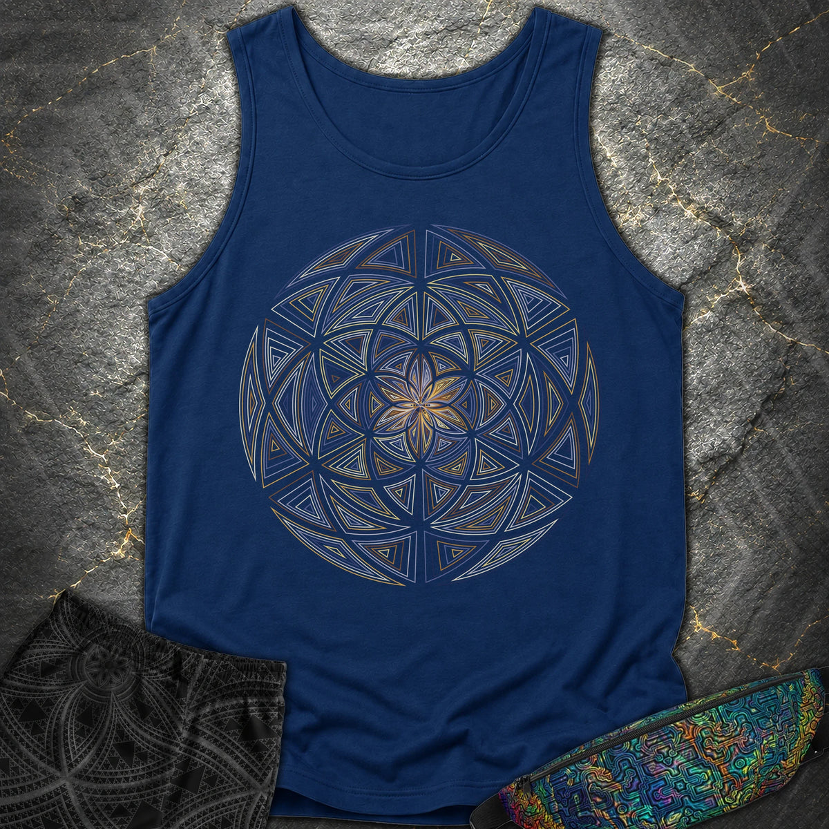 Seed Expansion Comfort Tank Top - Seed Expansion Comfort Tank Top - True Navy