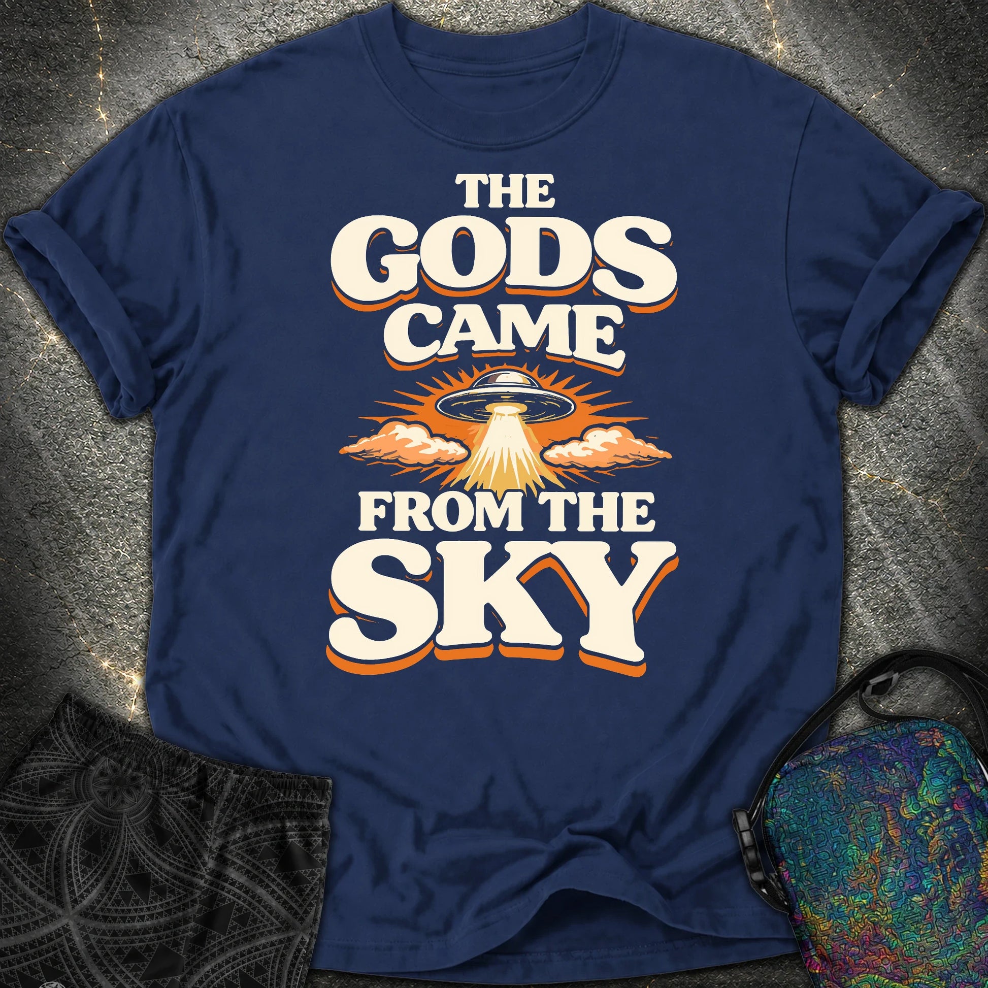 The Gods Came From Sky - The Gods Came From Sky Comfort T-Shirt - True Navy
