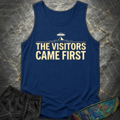 The Visittors Come First - The Visittors Come First Comfort Tank Top - True Navy