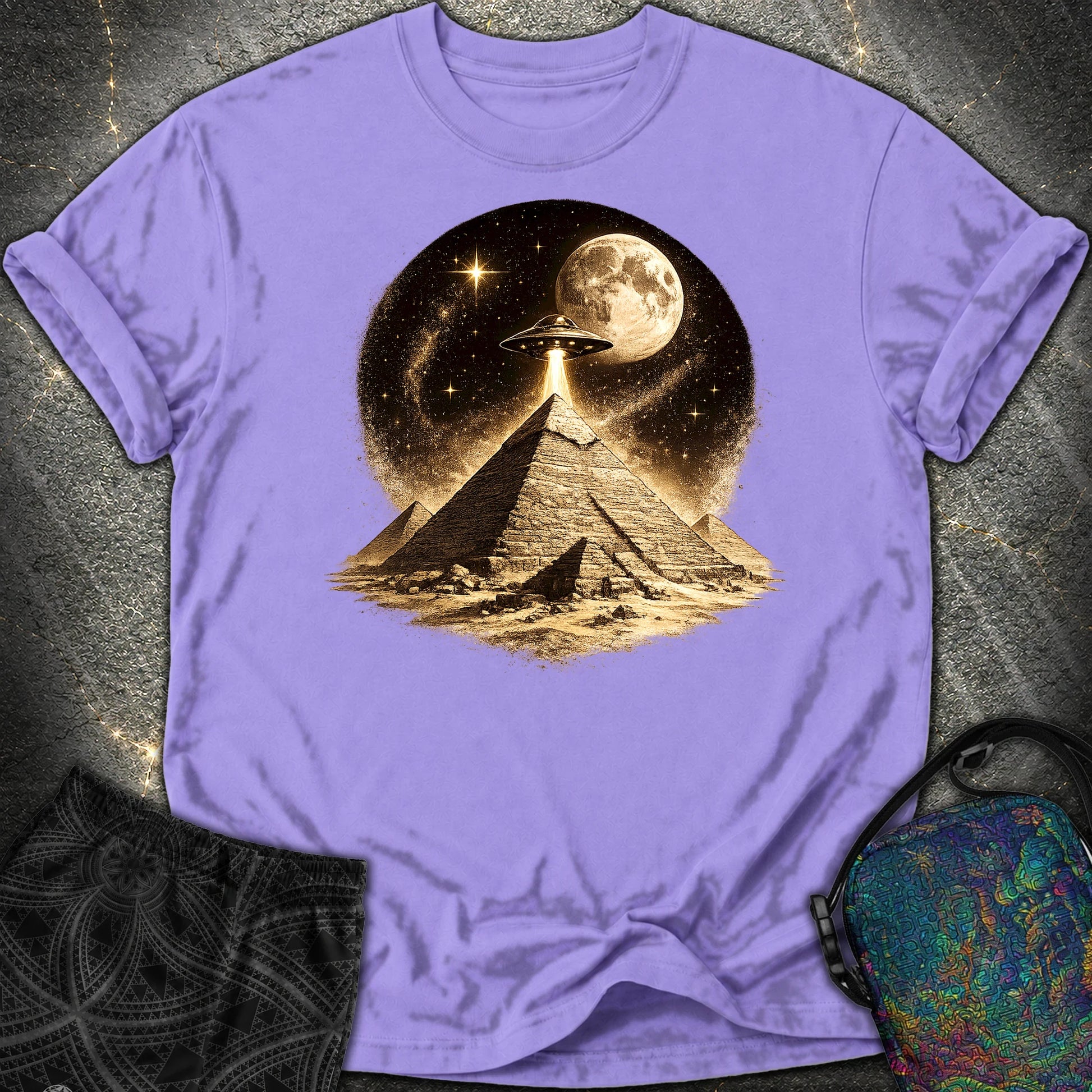 Giza Pyramid Maøe - Giza Pyramid Maøe Comfort T-Shirt - Violet