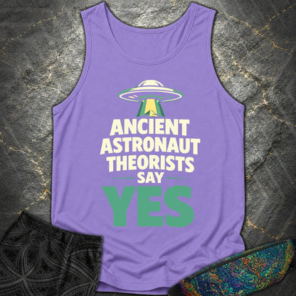 Ancient Astronaut Sey Yes 2 - Ancient Astronaut Sey Yes 2 Comfort Tank Top - Violet