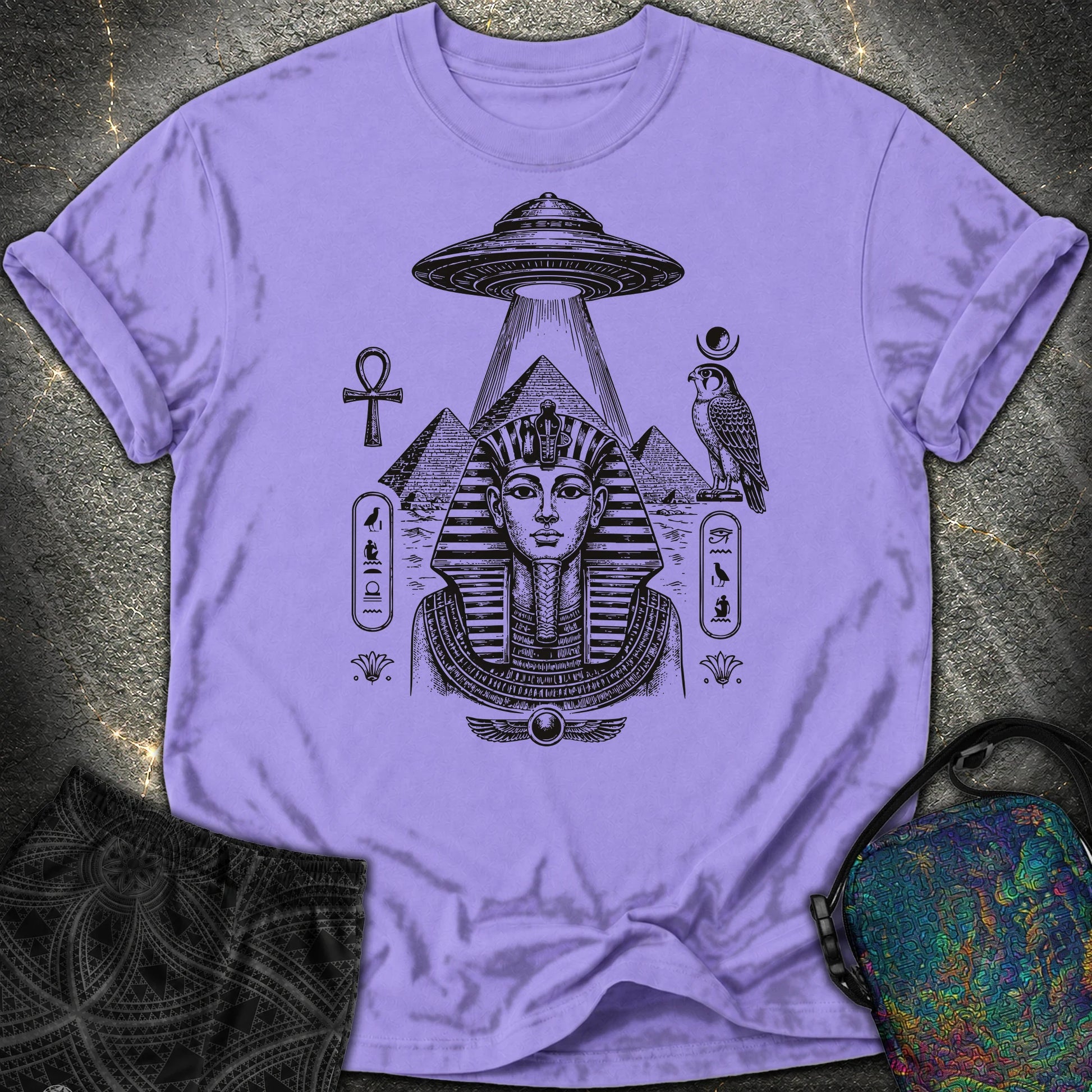 Pharaoh Under the Alien Light - Pharaoh Under the Alien Light Comfort T-Shirt - Violet
