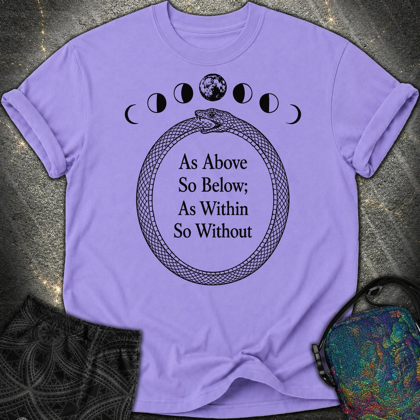 As Above So Below Ouroboros - As Above So Below Ouroboros Comfort T-Shirt - Violet