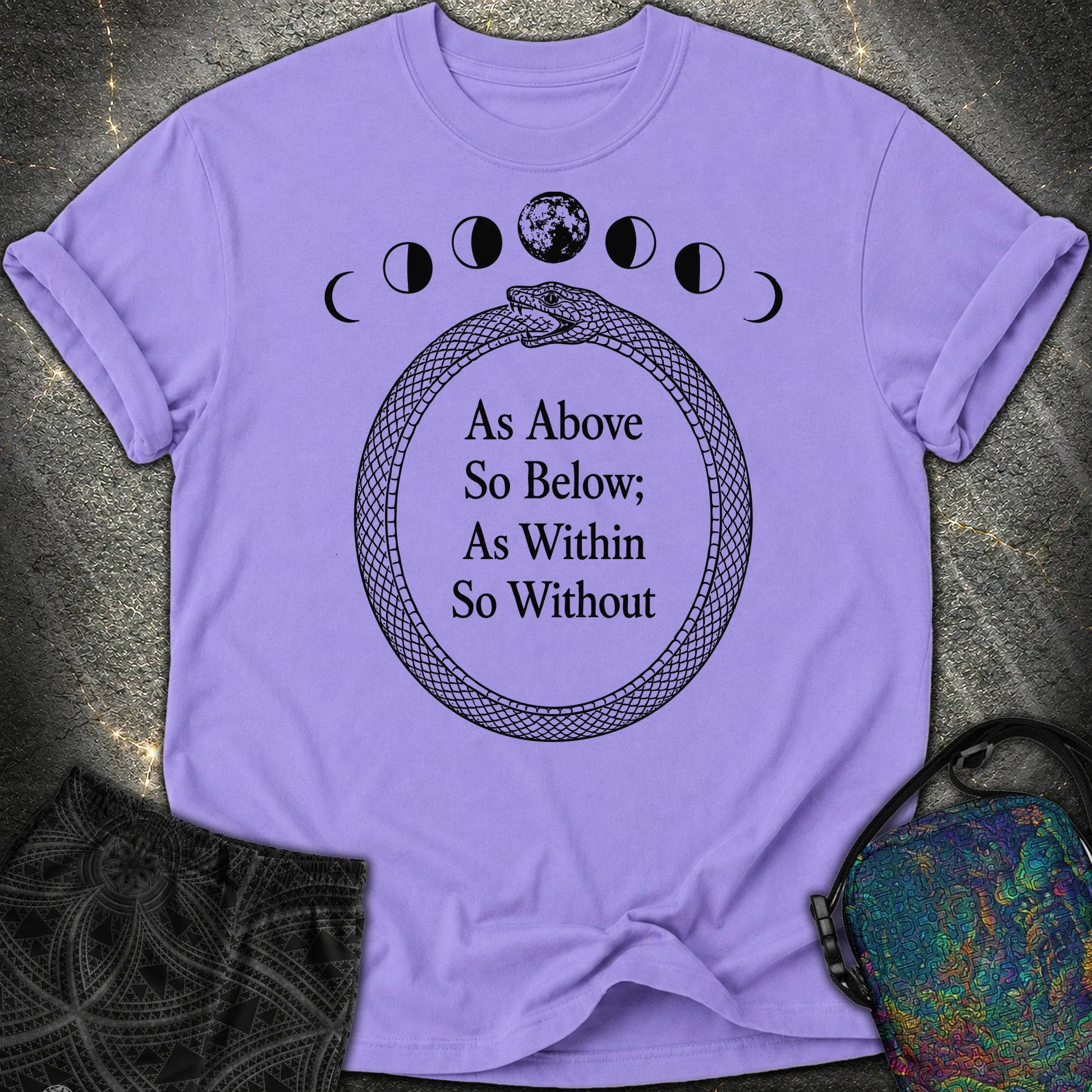 As Above So Below Ouroboros - As Above So Below Ouroboros Comfort T-Shirt - Violet