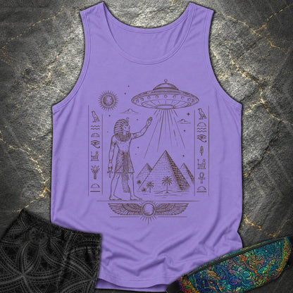 Pharaoh Beneath the Star Vessel - Pharaoh Beneath the Star Vessel Comfort Tank Top - Violet