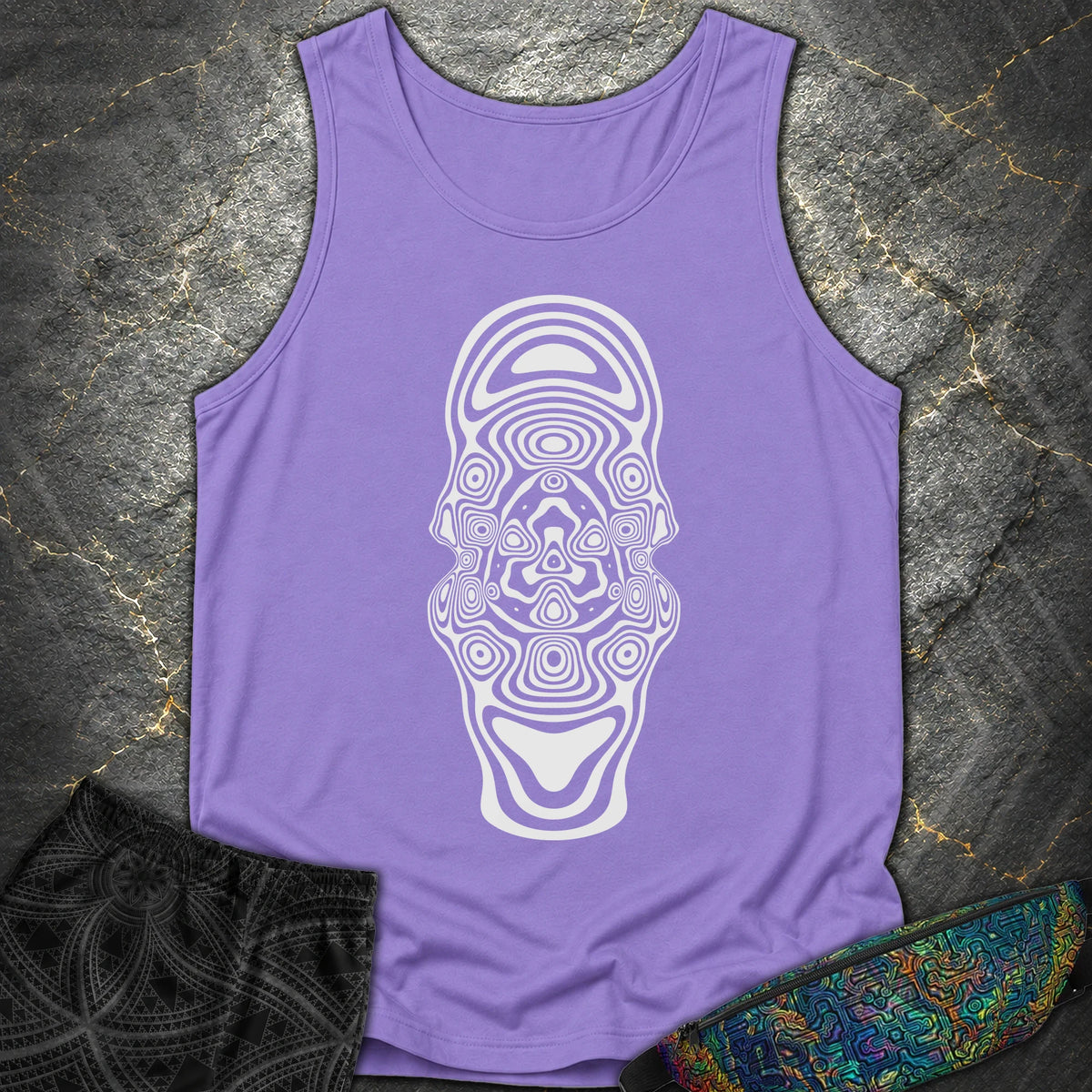 Mind Blown Comfort Tank Top - Mind Blown Comfort Tank Top - Violet