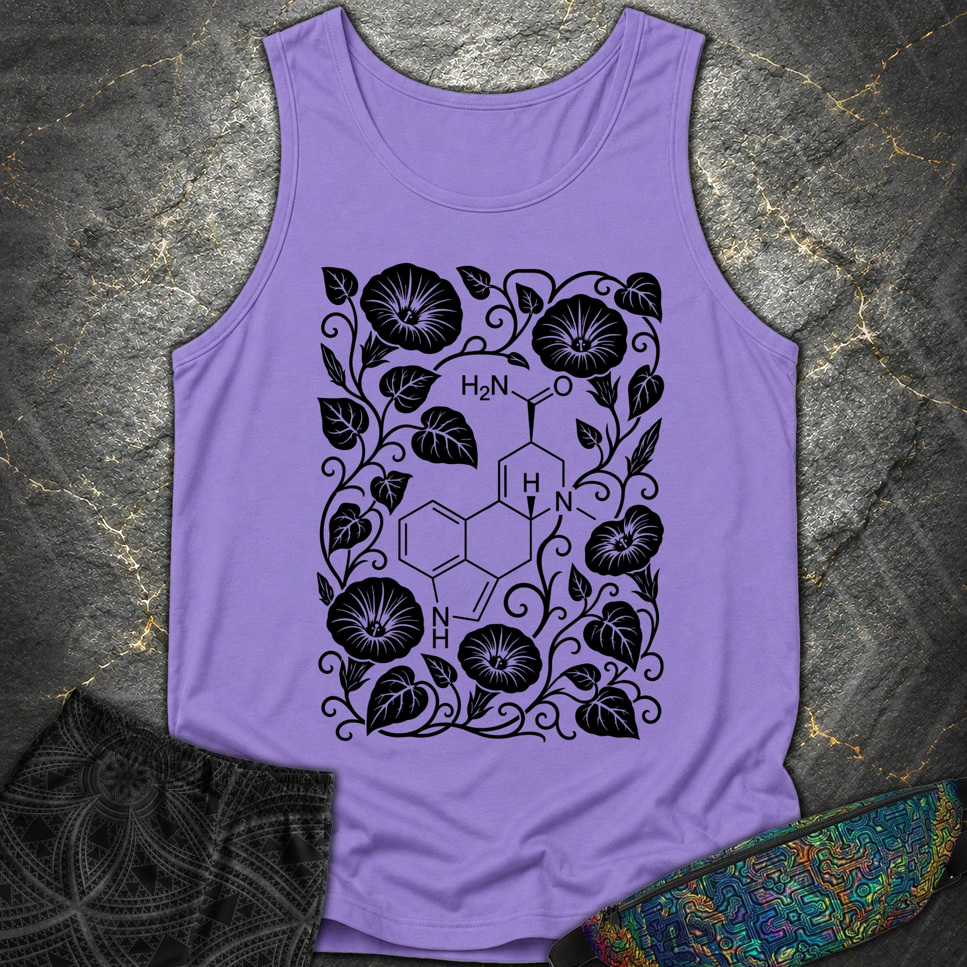 Morning Glory Molecule - Morning Glory Molecule Comfort Tank Top - Violet