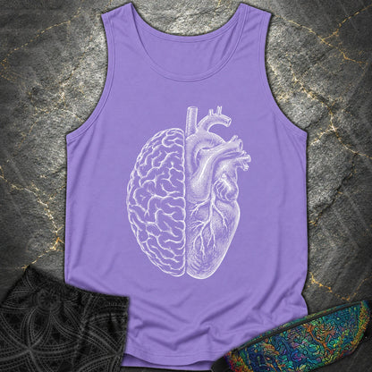 Heart Brain - Heart Brain Comfort Tank Top - Violet