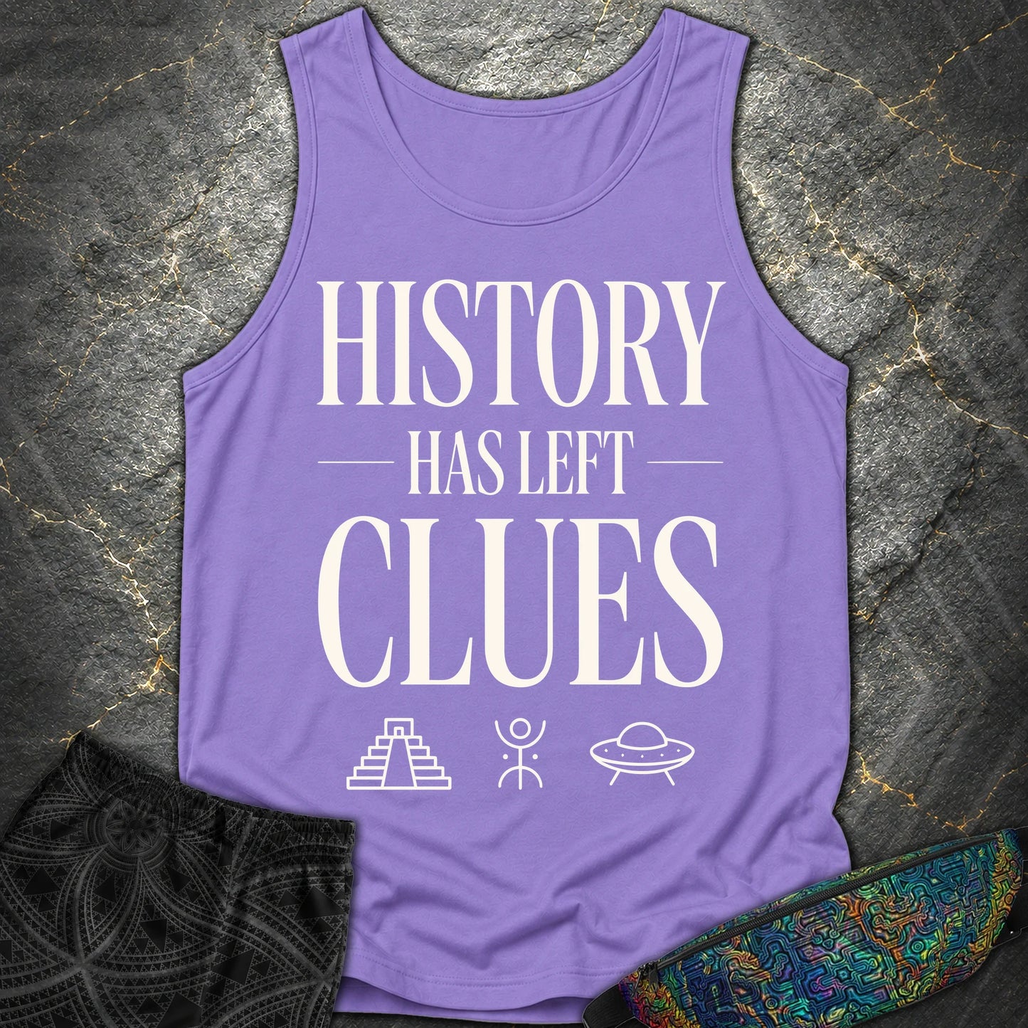 History - History Comfort Tank Top - Violet