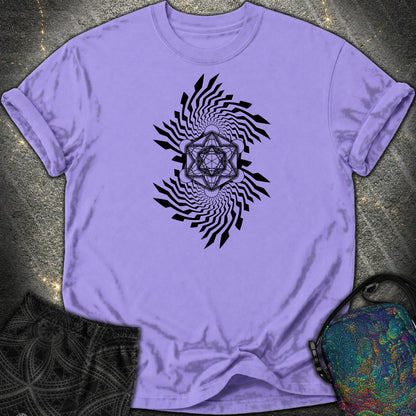 Spiral Metatron Comfort T-Shirt - Spiral Metatron Comfort T-Shirt - Violet