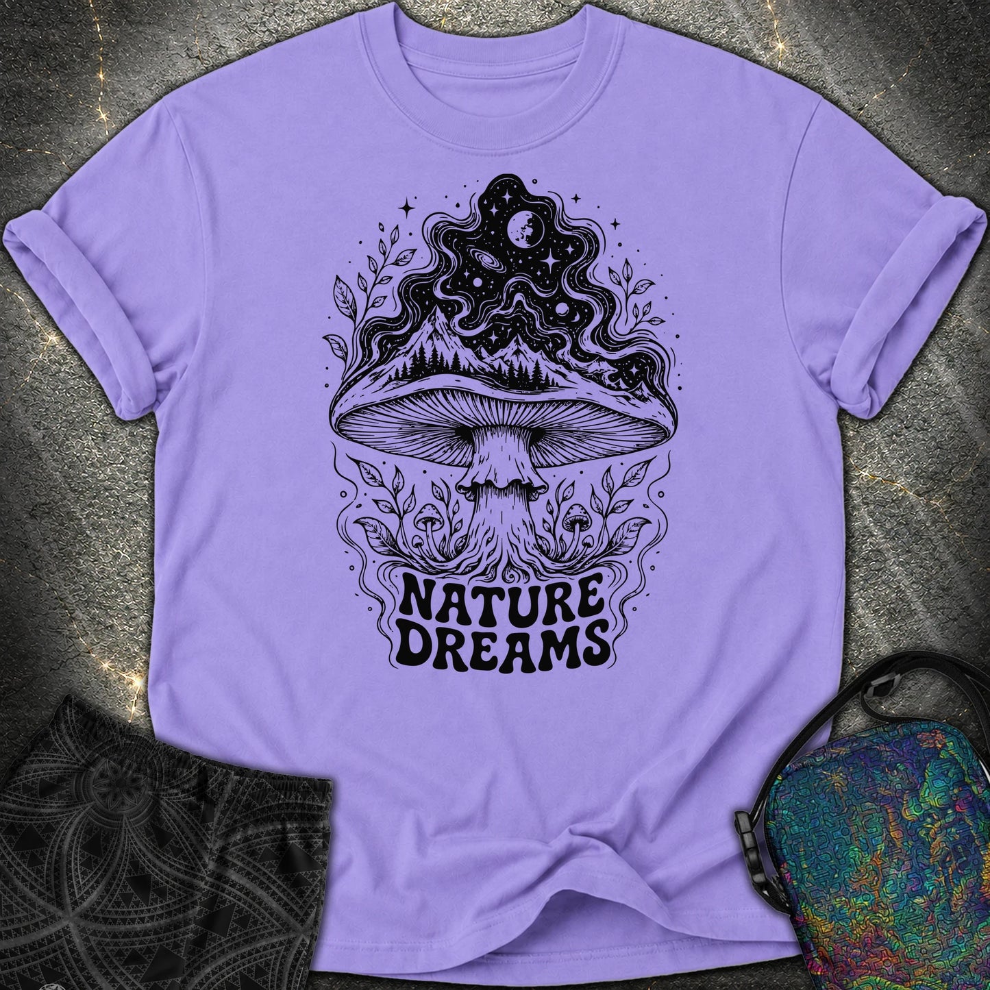 Nature Dreams - Nature Dreams Comfort T-Shirt - Violet