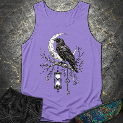 Crow Hourglass Key - Crow Hourglass Key Comfort Tank Top - Violet