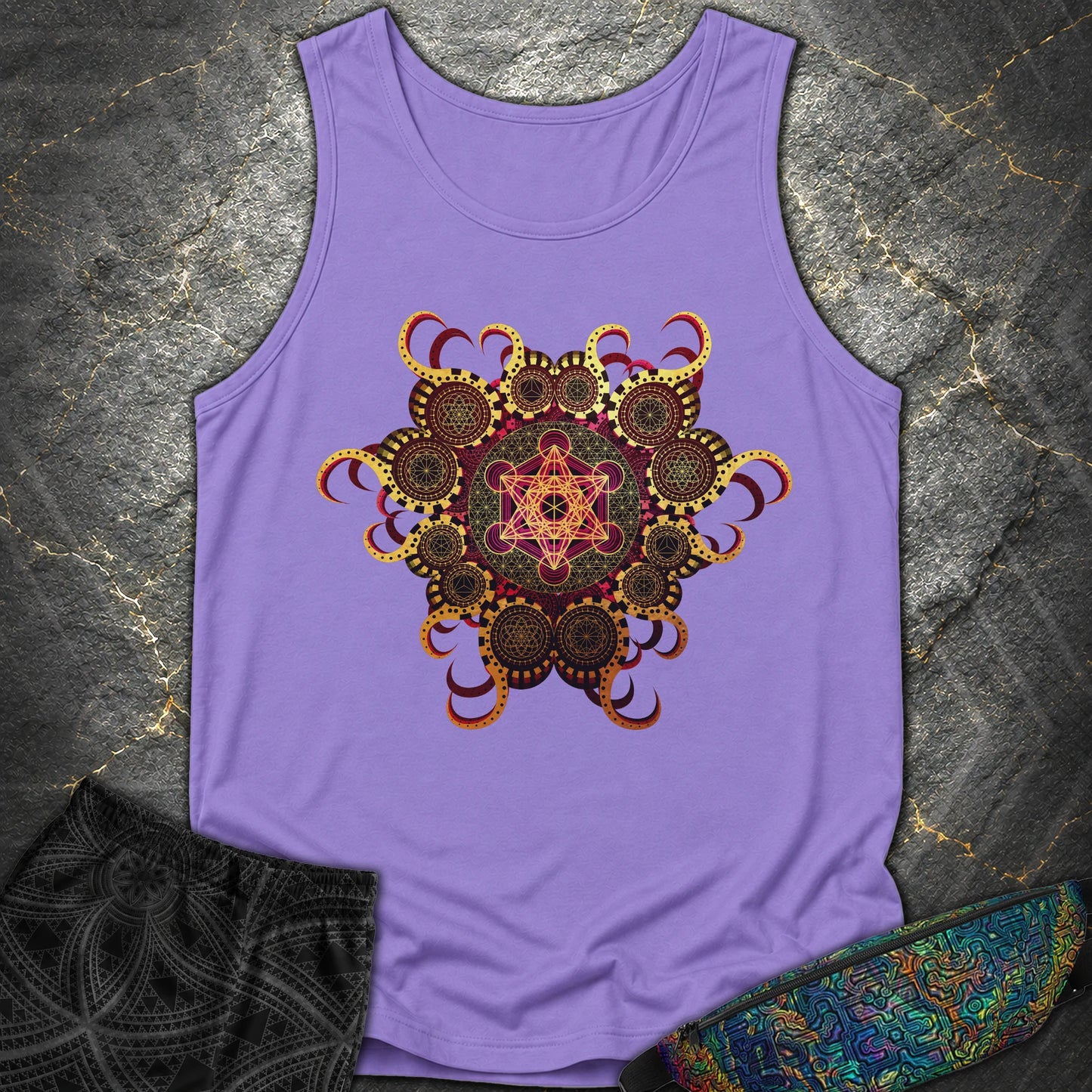 Organic Metatron - Organic Metatron Tank Top - Violet