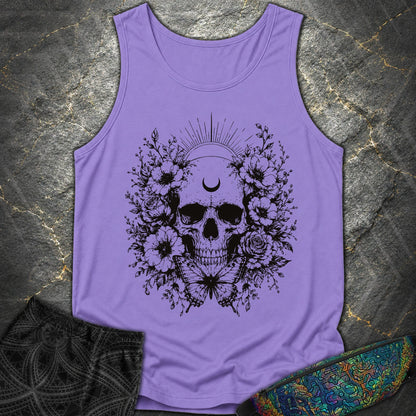 Moon Phases Moth - Moon Phases Moth Comfort Tank Top - Violet