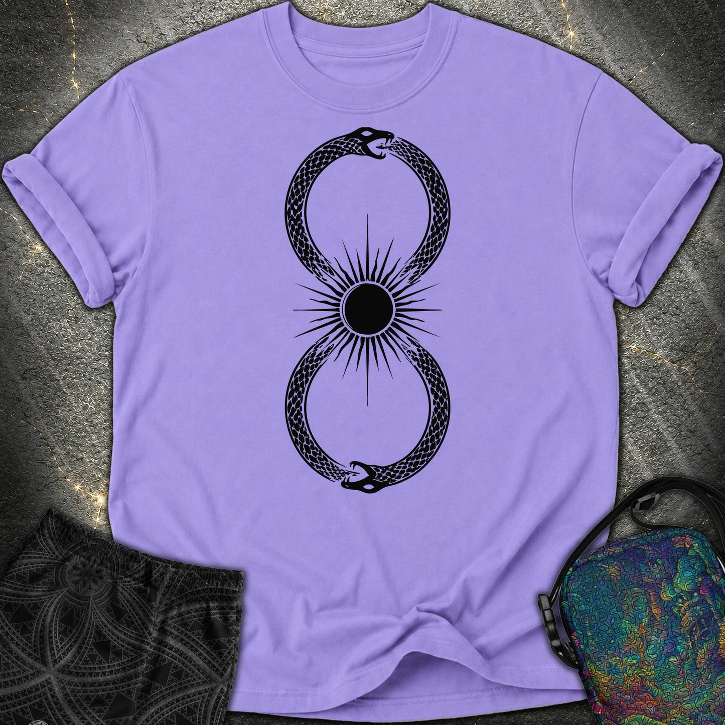 Ouroboros Sun - Ouroboros Sun Comfort T-Shirt - Violet
