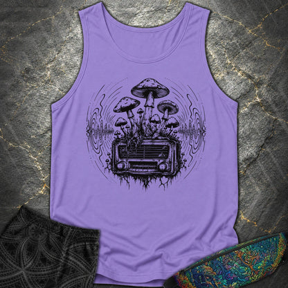 Mushroom Radio - Mushroom Radio Comfort Tank Top - Violet