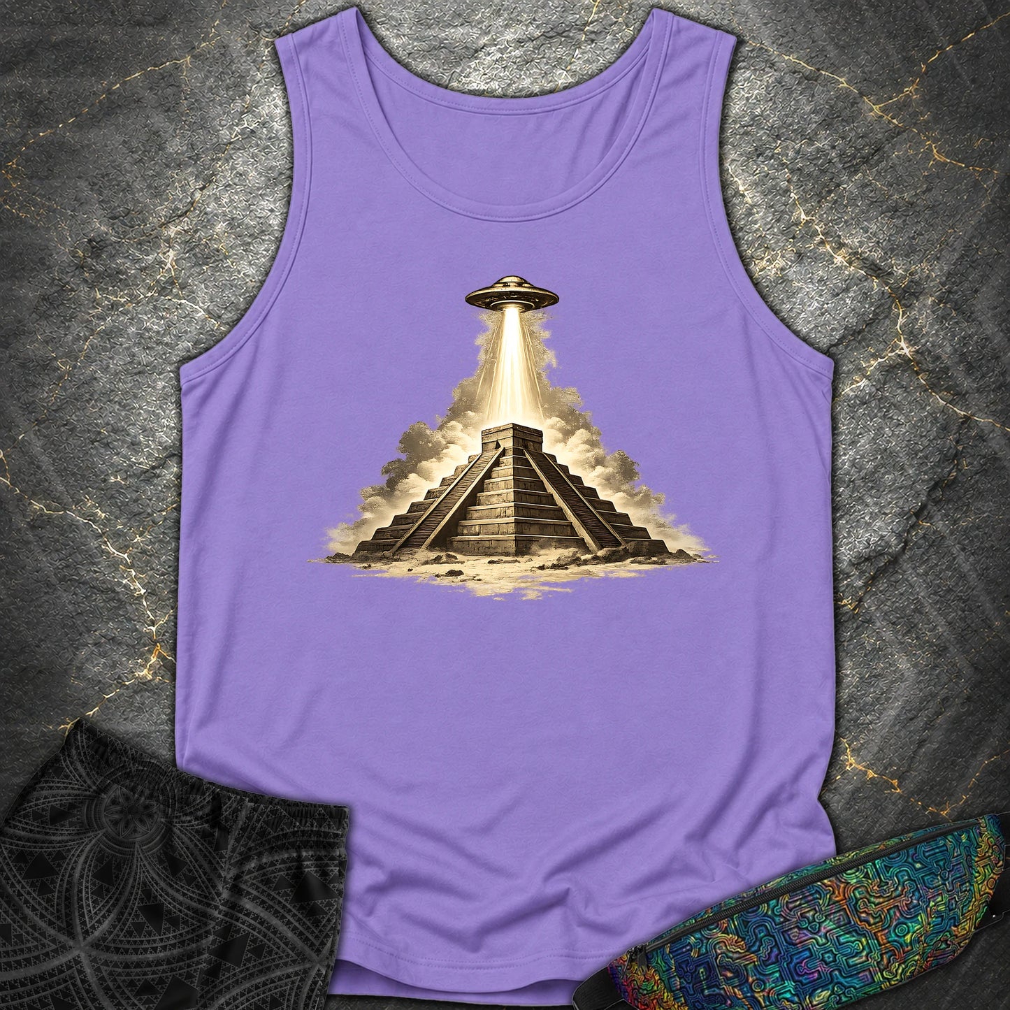 Piramida Majów - Piramida Majów Comfort Tank Top - Violet