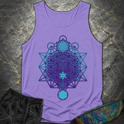 All The Sacred Geometry - All The Sacred Geometry Tank - Violet