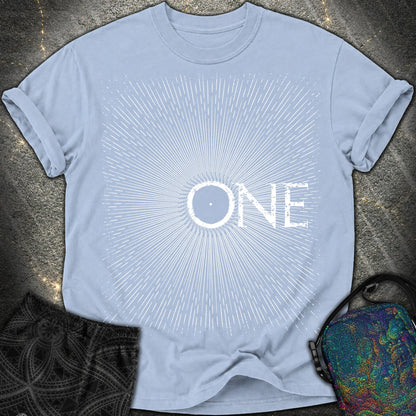 We Are All One Comfort T-Shirt - We Are All One Comfort T-Shirt - Washed Denim
