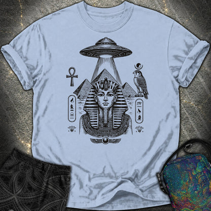 Pharaoh Under the Alien Light - Pharaoh Under the Alien Light Comfort T-Shirt - Washed Denim