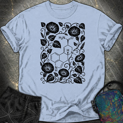Morning Glory Molecule - Morning Glory Molecule Comfort T-Shirt - Washed Denim