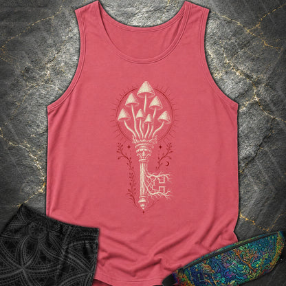 The Mushroom Key - The Mushroom Key Comfort Tank Top - Watermelon