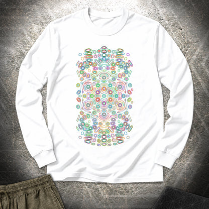 Frequency Of Color - Frequency Of Color Long Sleeve Shirt - White