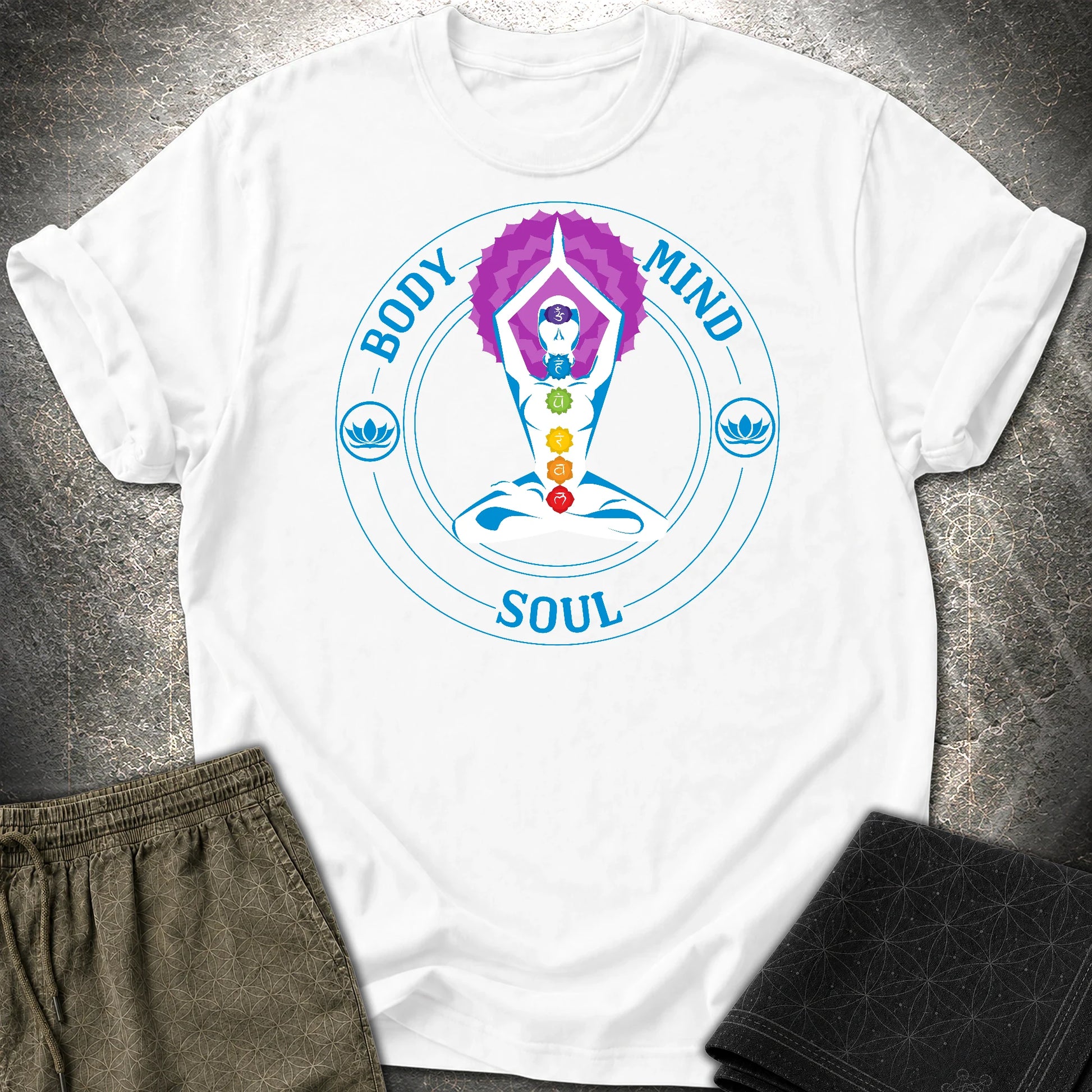 Body Mind Soul T-Shirt - Body Mind Soul T-Shirt - White