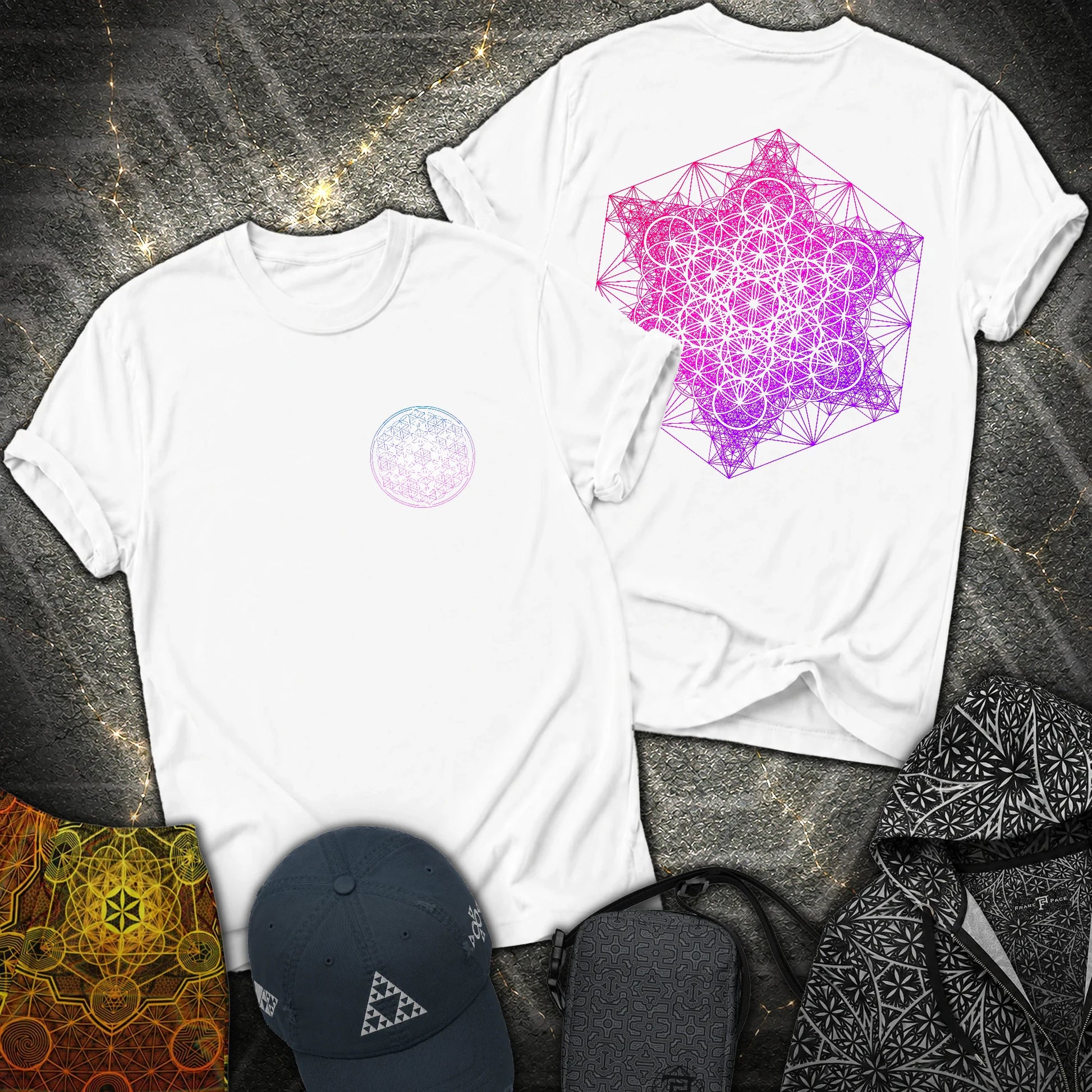 Metatron Superstructure 2 Sided T-Shirt - Metatron Superstructure 2 Sided T-Shirt - White