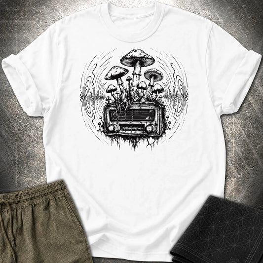 Mushroom Radio - Mushroom Radio T-Shirt - White