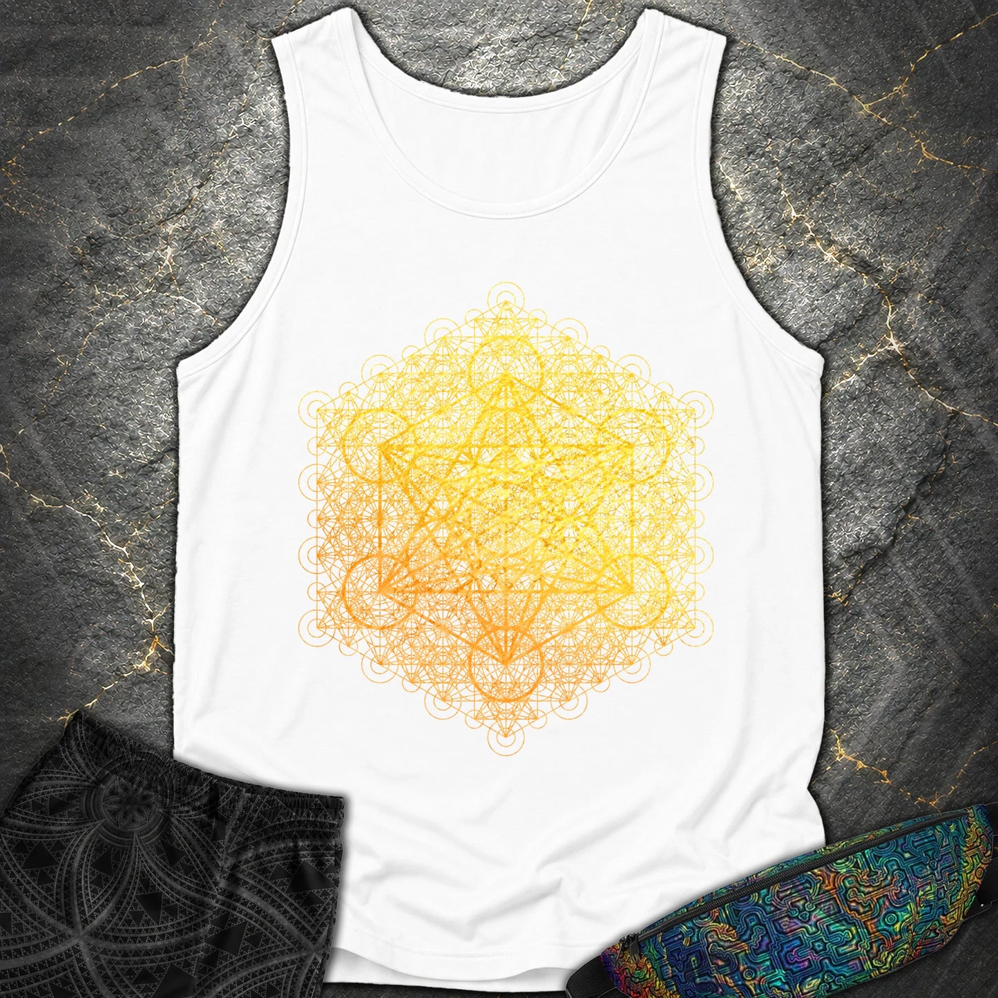 Metatron's Transcendence - Metatron's Transcendence Comfort Tank Top - White