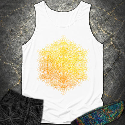 Metatron's Transcendence - Metatron's Transcendence Comfort Tank Top - White