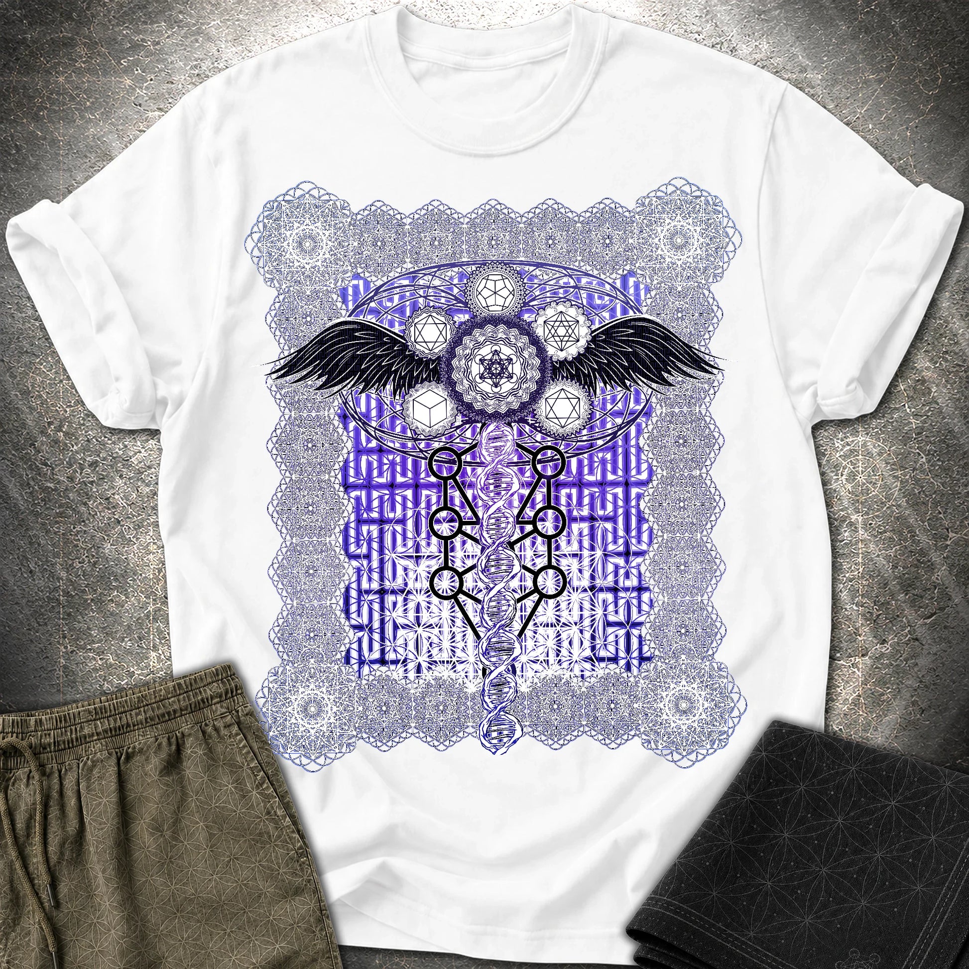 Metatron Ascension T-Shirt - Metatron Ascension T-Shirt - White