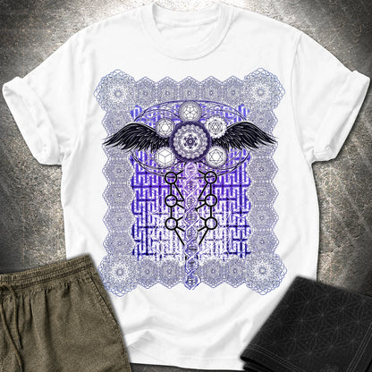 Metatron Ascension T-Shirt - Metatron Ascension T-Shirt - White