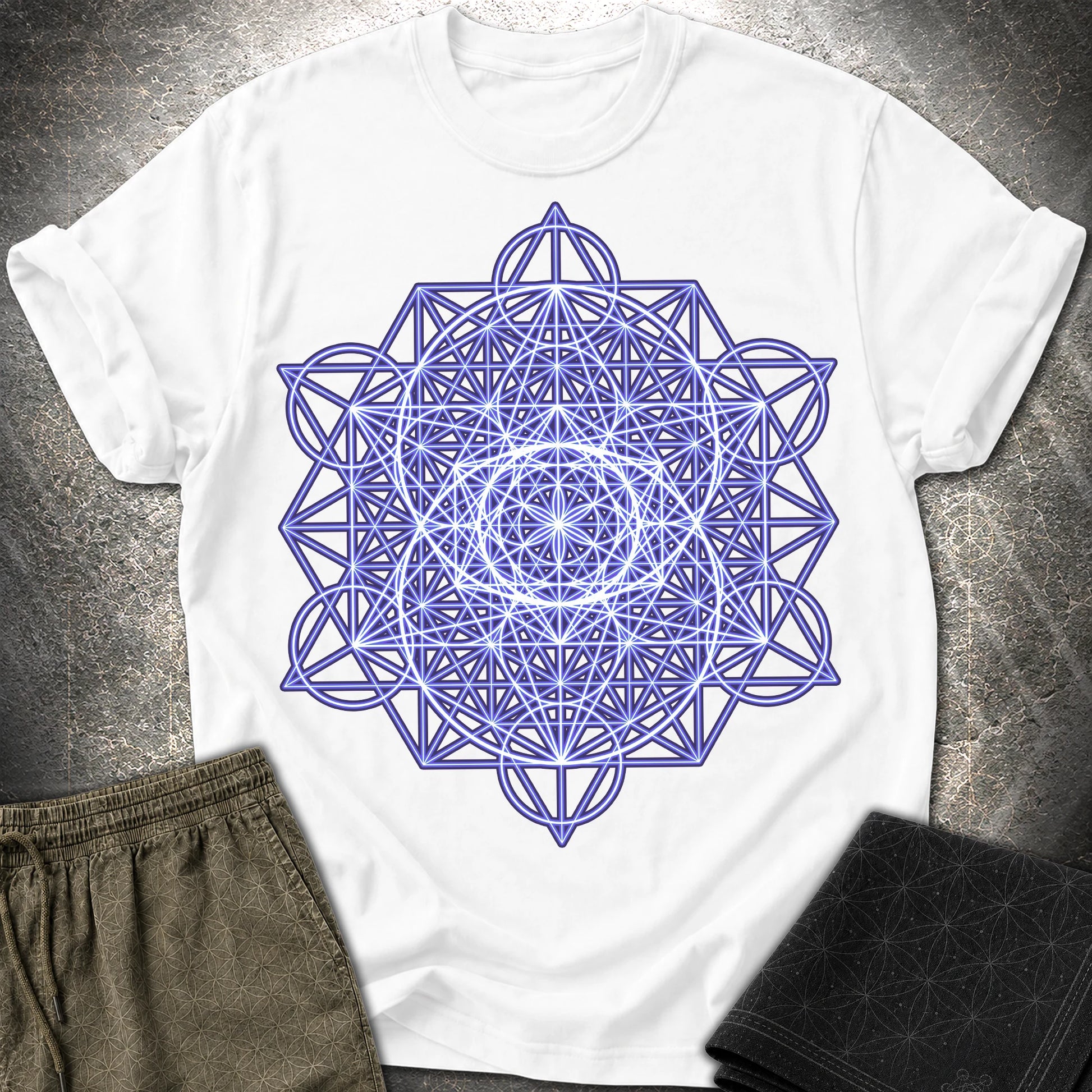 Vesica Eye Of The Universe - Vesica Eye Of The Universe T-Shirt - White