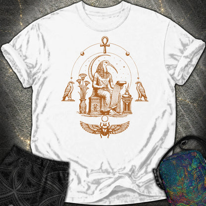 Ibis Scribe Beneath the Moon - Ibis Scribe Beneath the Moon Comfort T-Shirt - White