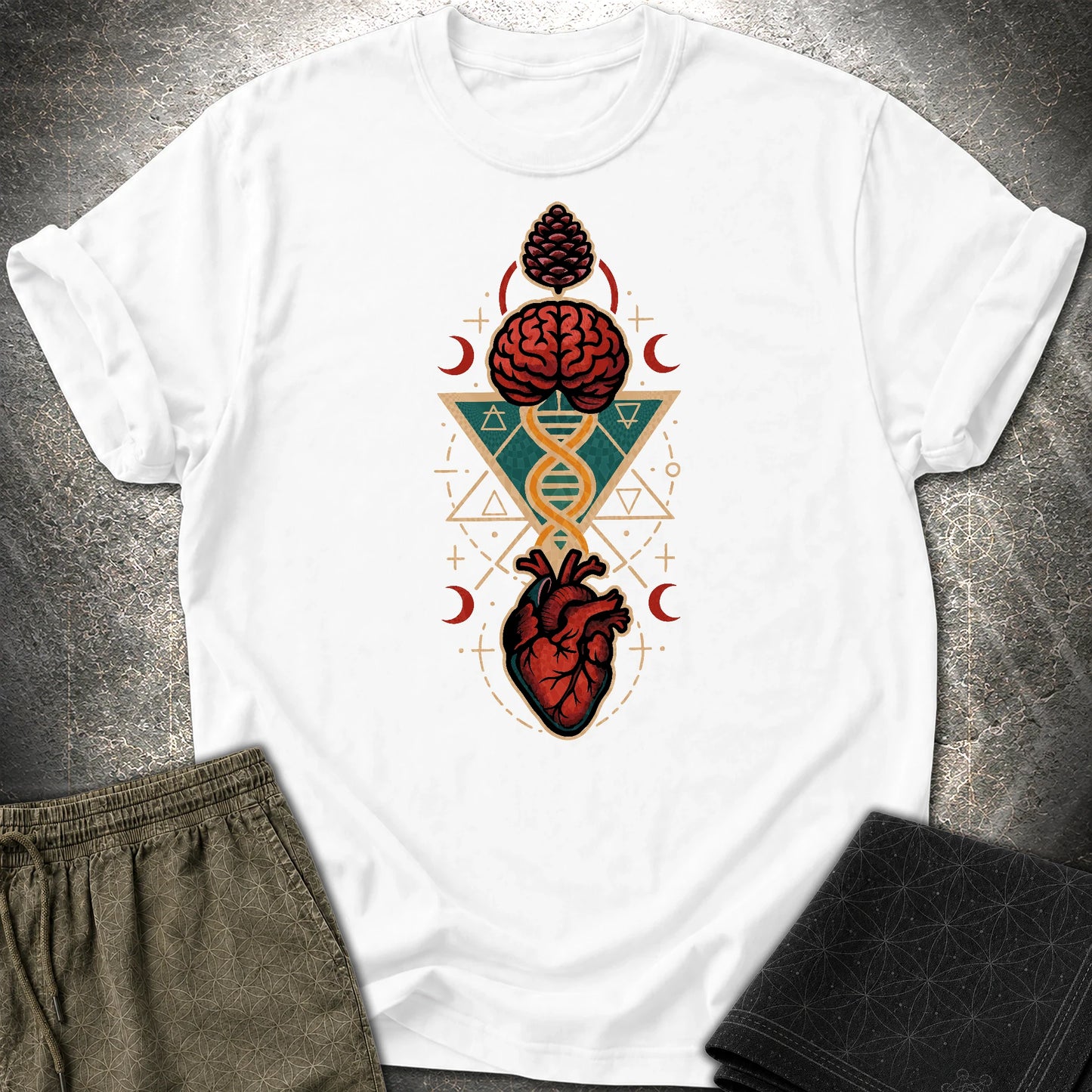 Heart Mind Coherence T-Shirt - Heart Mind Coherence T-Shirt - White