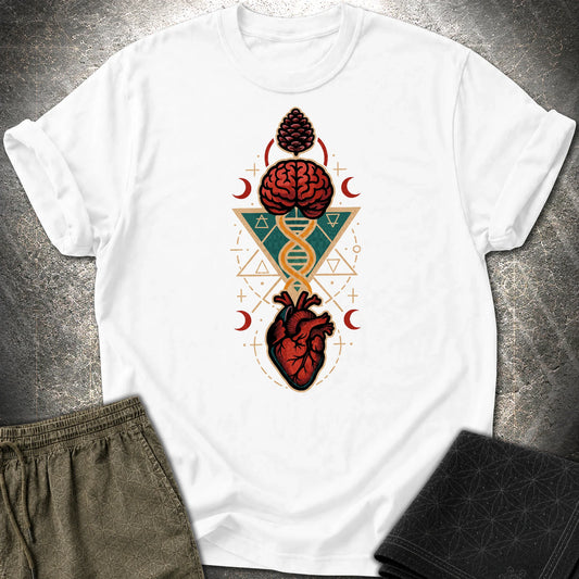 Heart Mind Coherence T-Shirt - Heart Mind Coherence T-Shirt - White