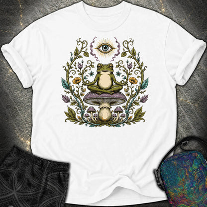 enlightened Frog - enlightened Frog Comfort T-Shirt - White