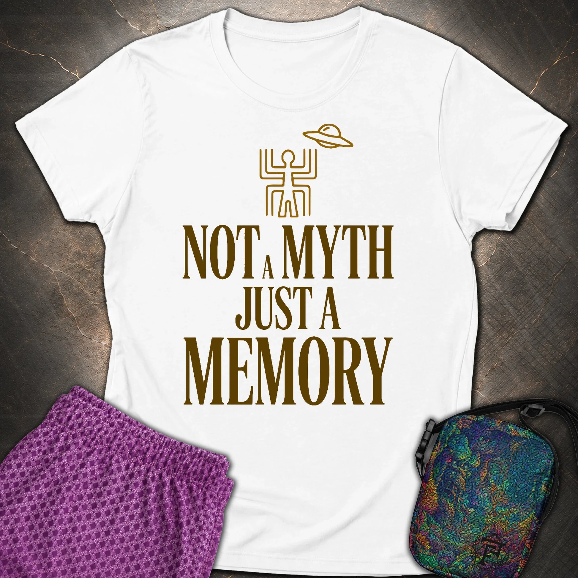 Not A Myth Ciemne - Not A Myth Ciemne Womens T-Shirt - White