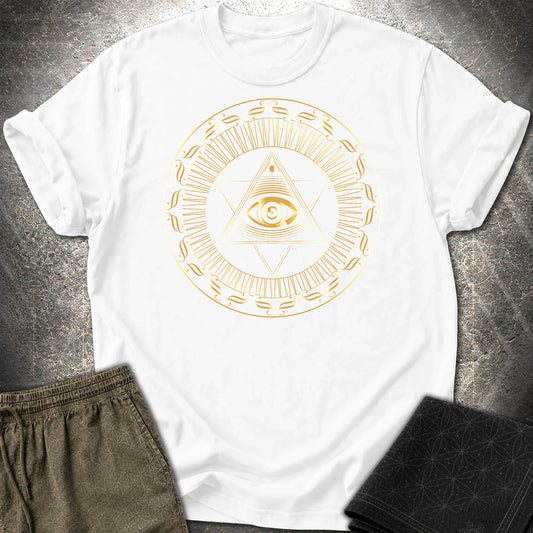 Eye Of Providence Star T-Shirt - Eye Of Providence Star T-Shirt - White