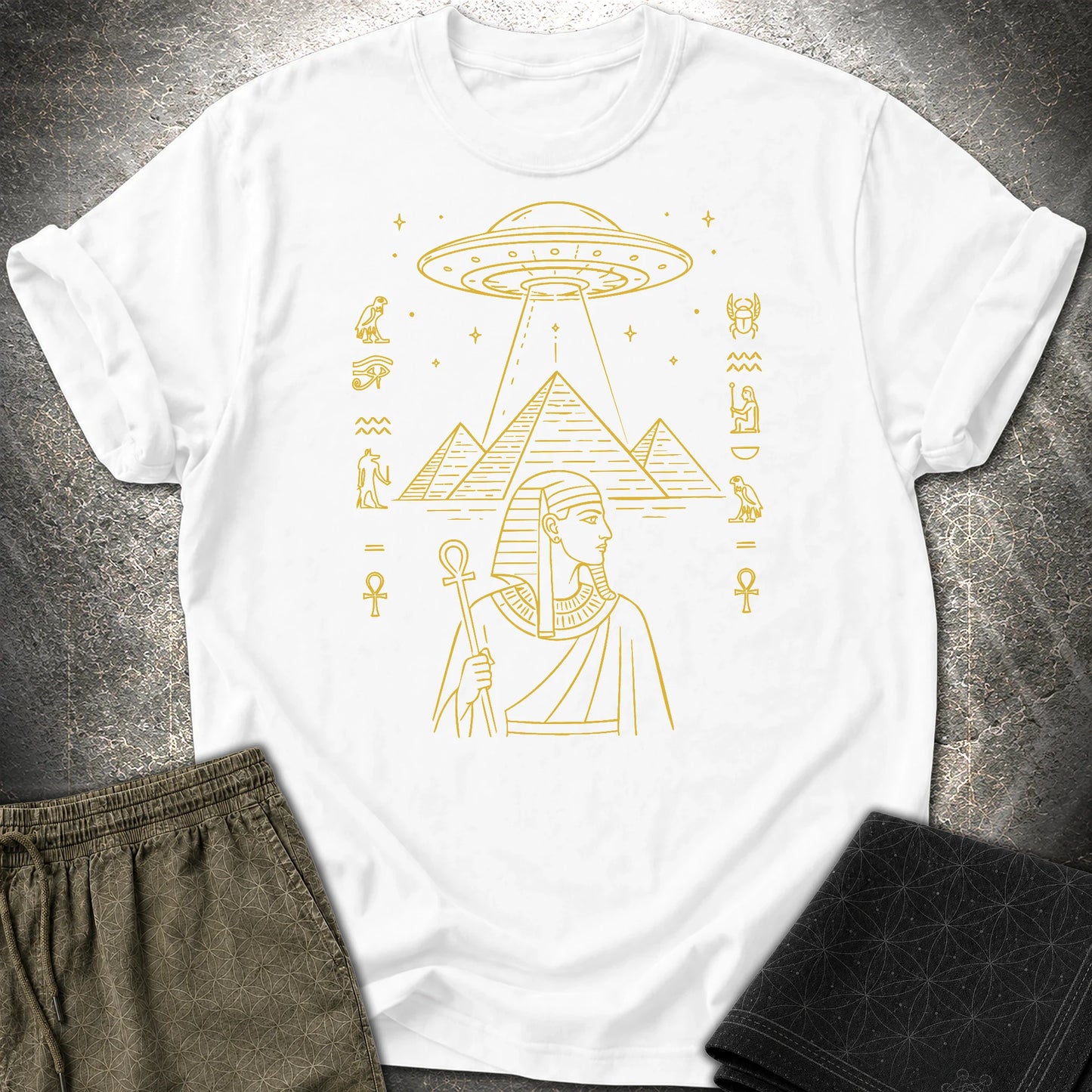 Pyramid Signal Over the Pharaoh - Pyramid Signal Over the Pharaoh T-Shirt - White